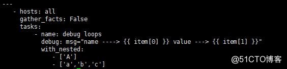 ansible playbook循环