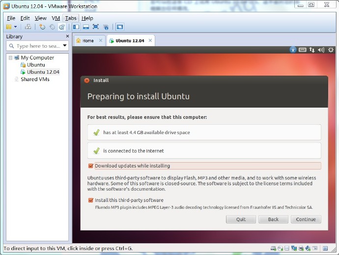 Win7下用VMware <wbr>8安装Ubuntu <wbr>12.04详细过程图解