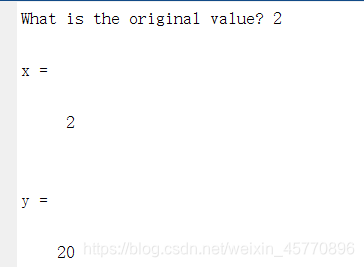 matlab之请求用户输入函数input_请求一个数值输入,然后将该输入乘以10(input)-CSDN博客