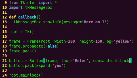 Python：Tkinter-command <wbr>和 <wbr>bind