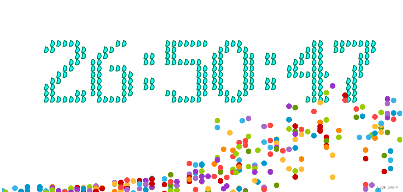 JavaScript+屏幕自适应: 实现倒计时电子钟附带小球滚动效果(canvas+js)_bootstrap绘值电子钟-CSDN博客