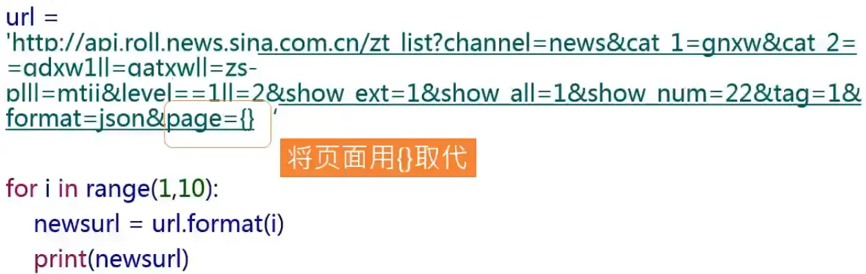 for循环产生多页链接