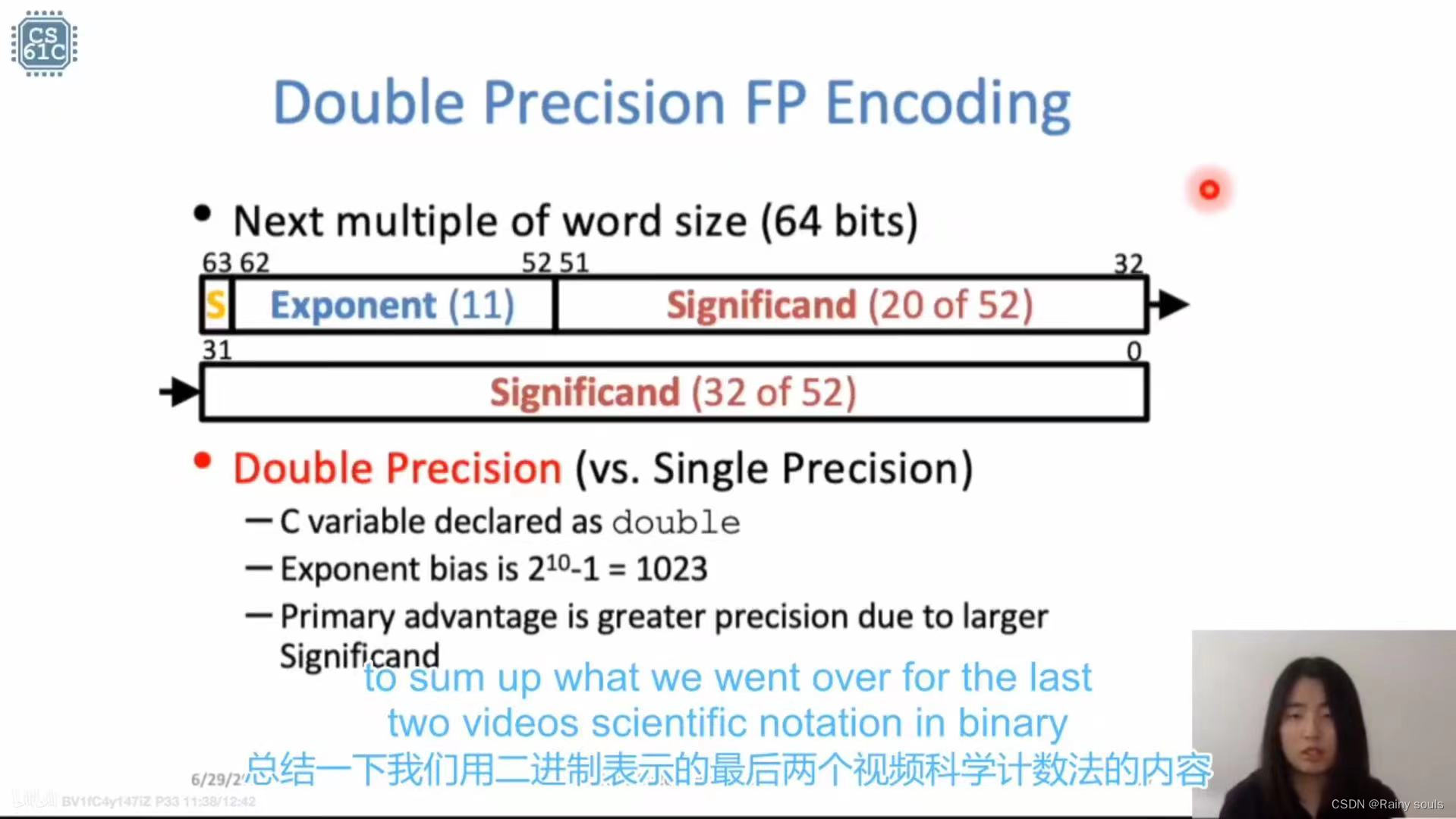 CS61C第一部分笔记(Number Representation, Floating point,C Basics)-CSDN博客