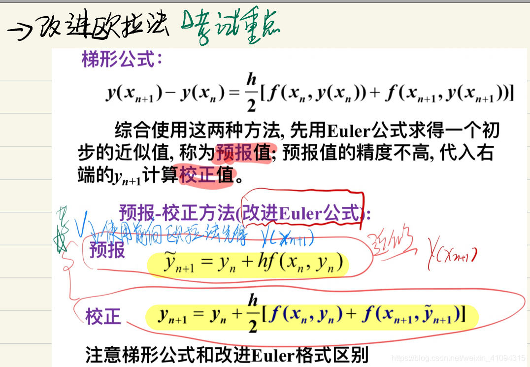 数值分析28 - 改进欧拉法和常微分方程数值近似方法的好坏判断准则_用欧拉法求解初值问题,证明其截断误差-CSDN博客