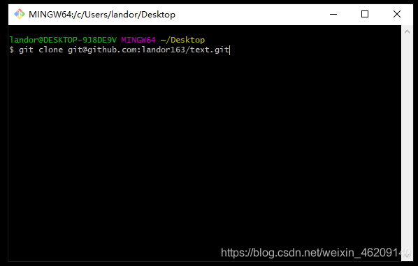 git clone