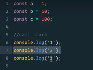 JavaScript is a Single threaded language.