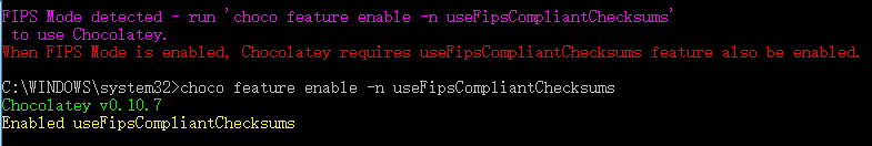 chocolatey install error