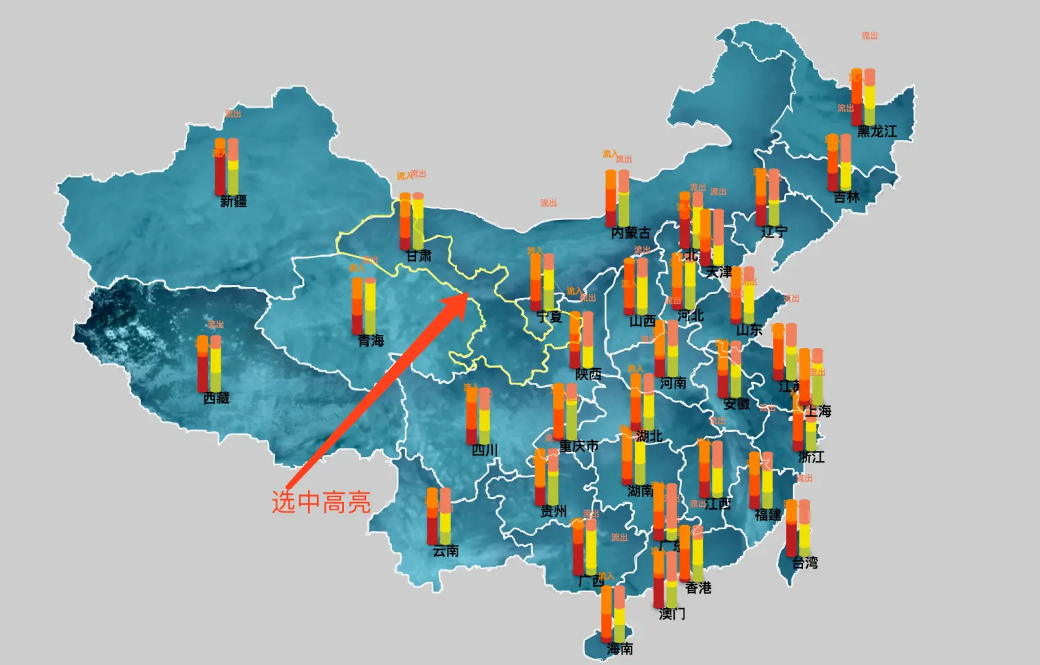 本文制作的地图