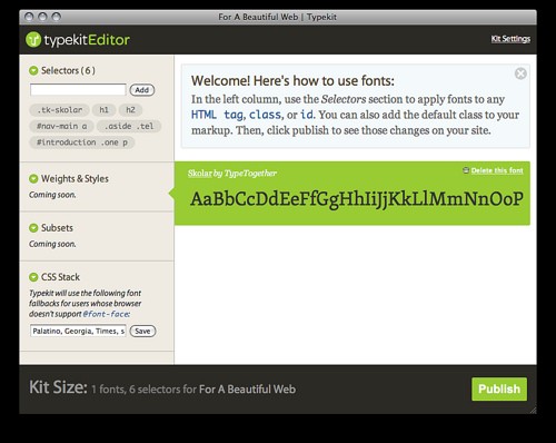 typekit-customise