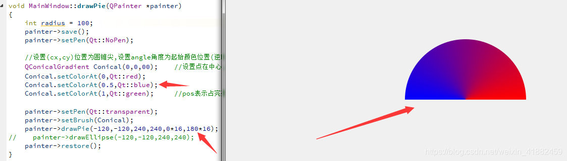 Qlineargradient Qt之渐变QLinearGradient、QRadialGradient、QConicalGradient_qlineargradient ...
