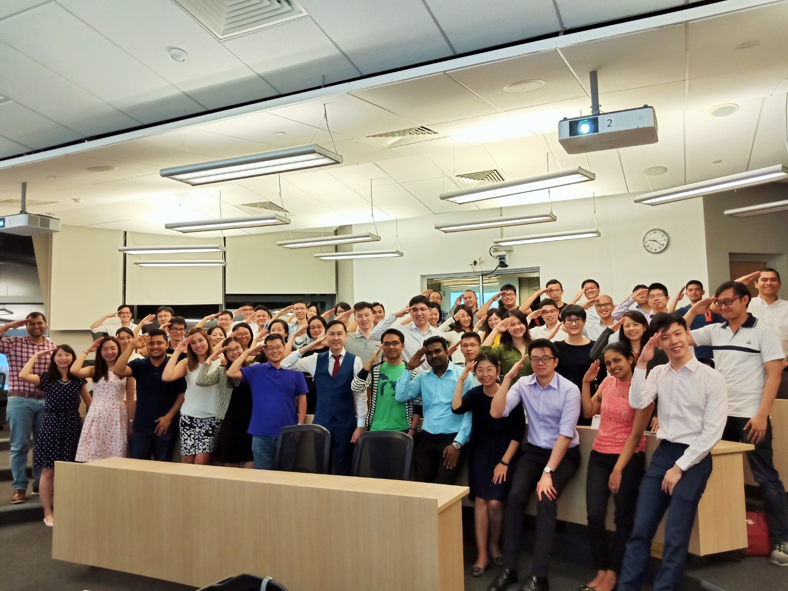 Group photo after final class