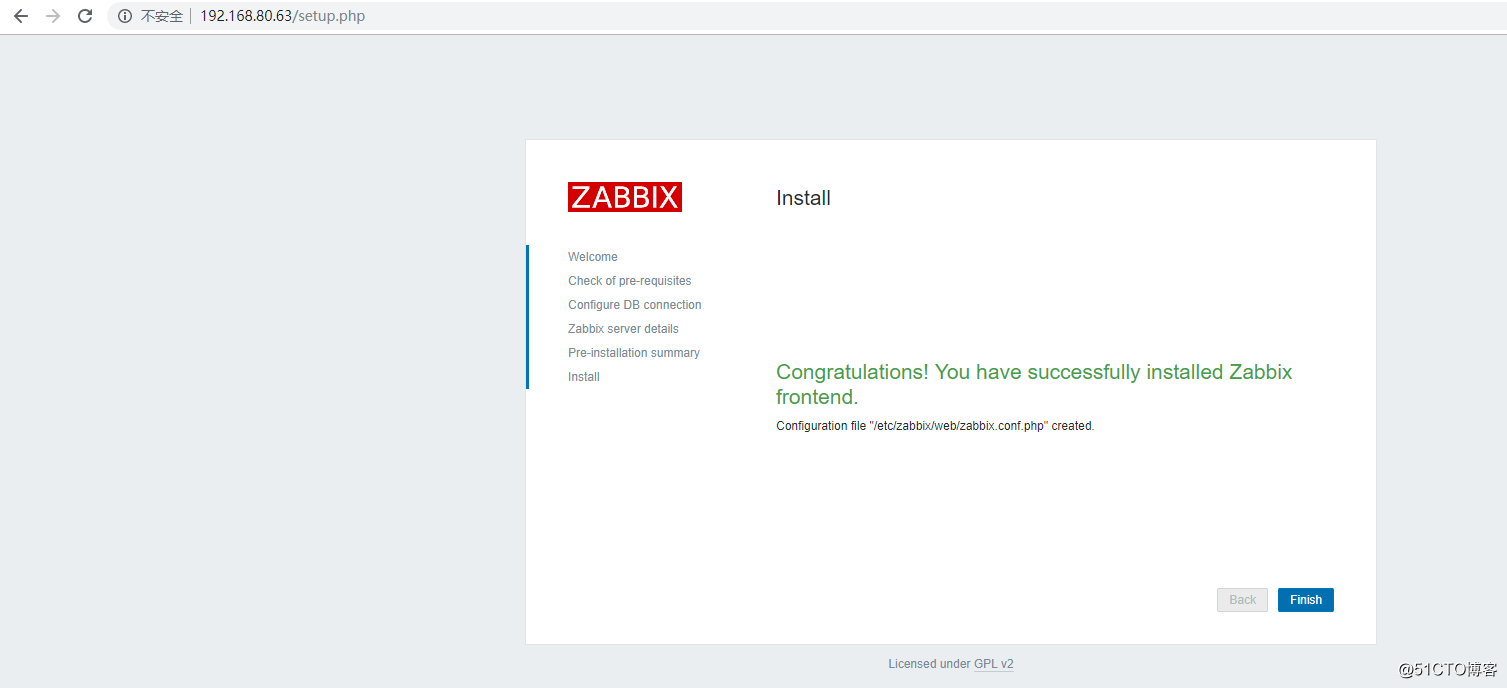CentOS6.9 LAMP环境下安装zabbix4.2