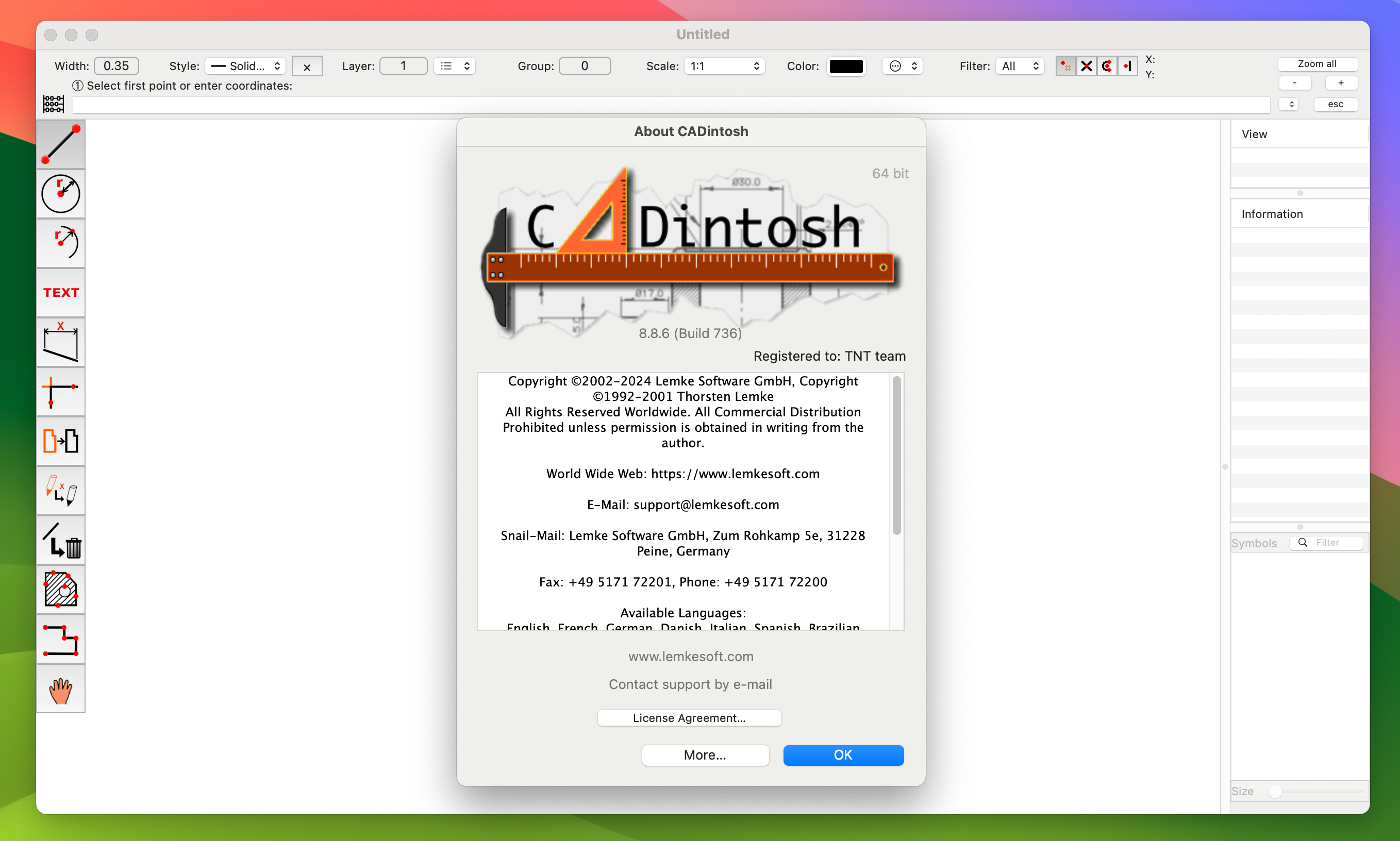 CADintosh X for Mac v8.8.6 (736) CAD制图软件 免激活下载-1