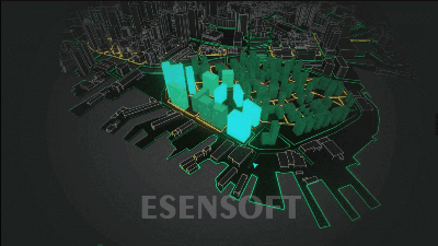 上帝视角3D可视化，科技感十足的“智慧园区”在这里