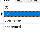数据库中的表结构