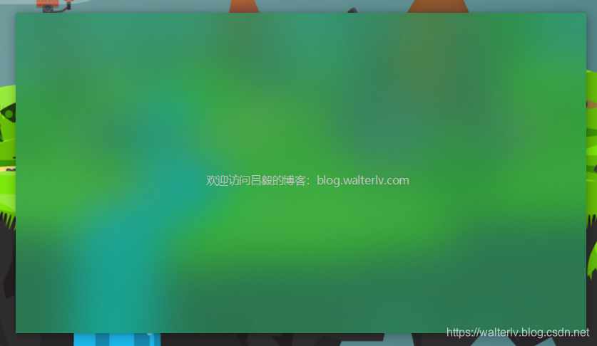 acrylic with darker gradient color