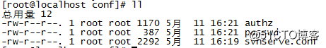 Linux下的SVN服务器搭建
