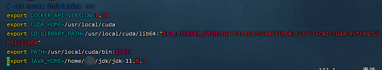 '~/.bashrc'配置