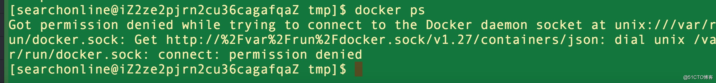 关于docker安装及权限的问题