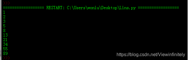 迭代器实现斐波那契数列