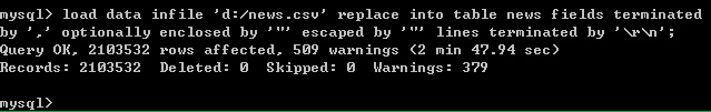 将数据从MongoDB导入到MySQL