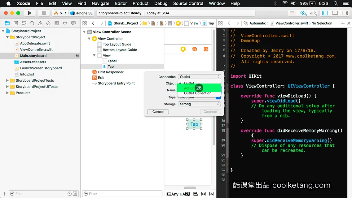 互动教程 for Xcode9 & Swift4-酷课堂