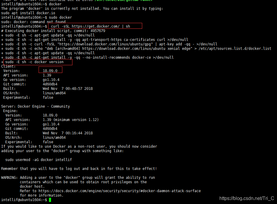 Ubuntu16.04操作示例