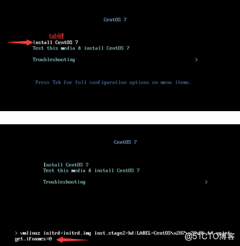 20190108在CentOS7中修改网卡名为 eth0