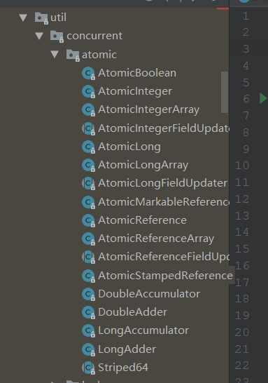 jdk提供的原子类