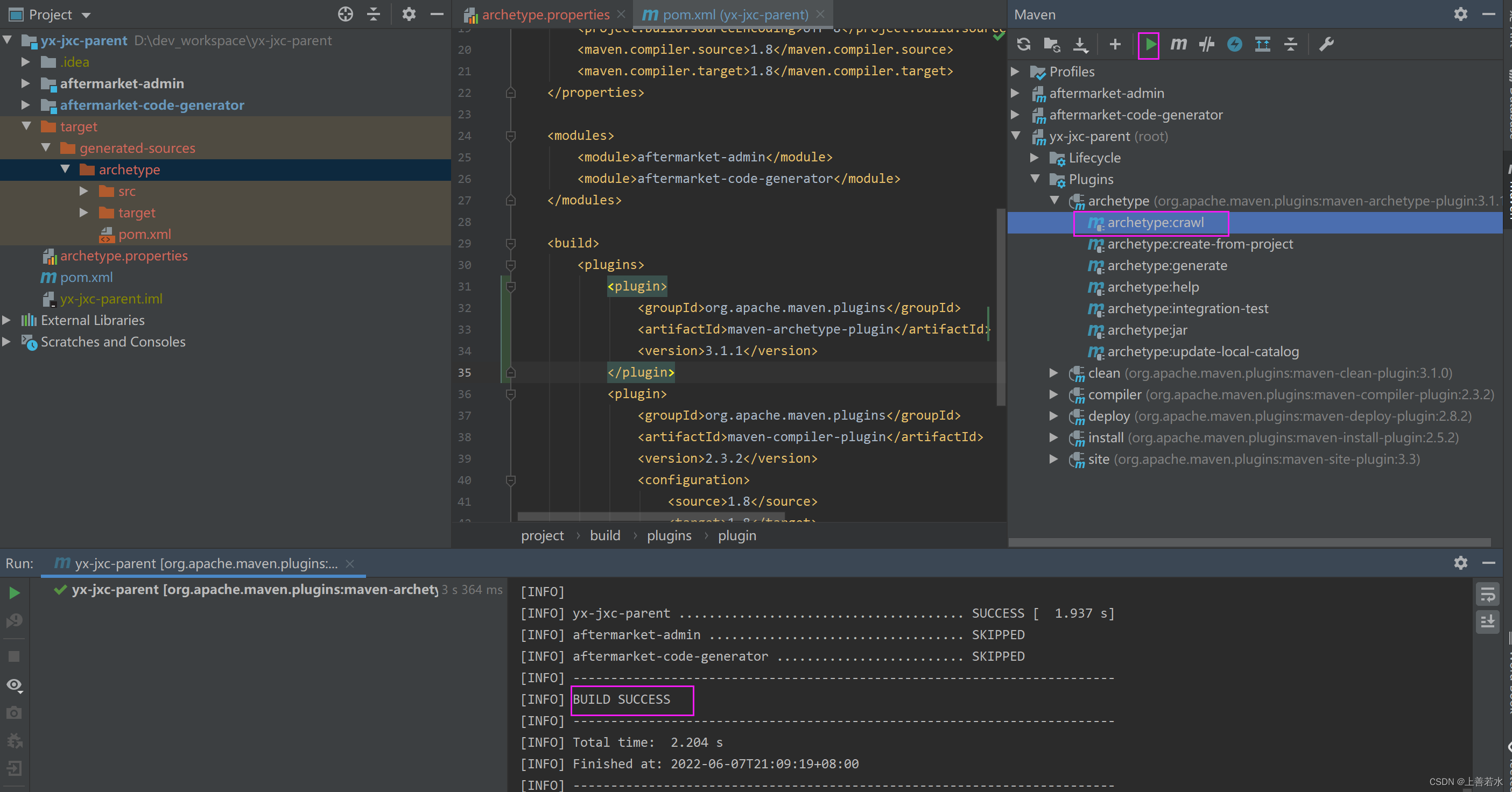 Maven之自定义archetype生成项目骨架(构建脚手架项目)_maven archetypeCSDN博客