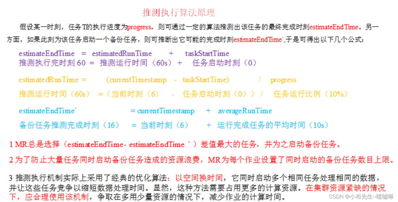 Mapreduce推测执行算法及原理_mapreduce 推测执行-CSDN博客
