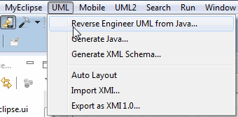 UML Batch Reverse Engineering