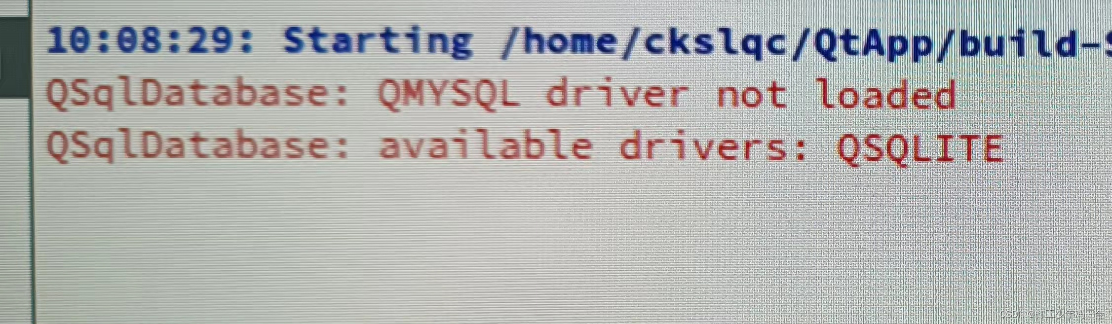 qt连接mysql报错
