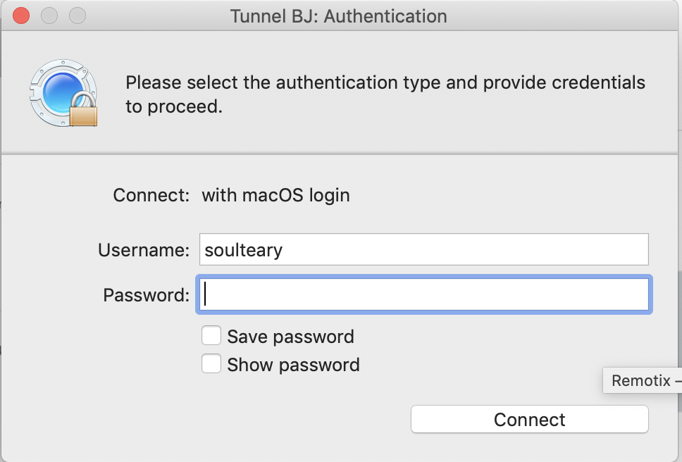 Mac OSX 登录提示