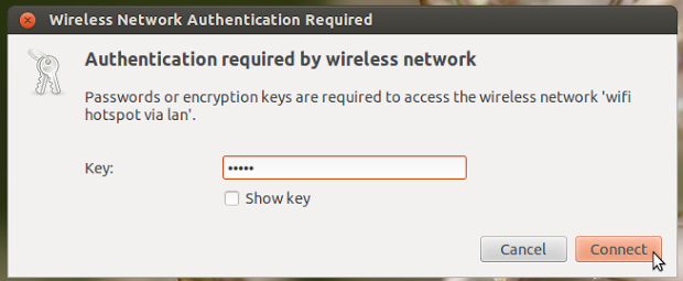 设置Ubuntu的笔记本电脑为WiFi热点