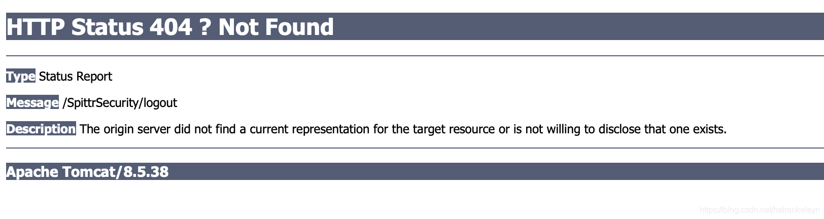 SpringSecurity没有过滤“/logout”请求