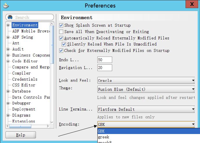 图解oracle <wbr>jdeveloper <wbr>代码智能提示+字体+编码 <wbr>配置方法