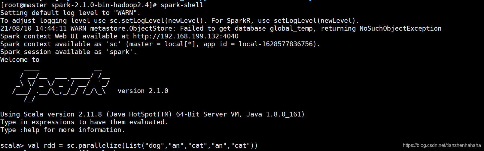 Spark-Shell的启动和运行_进入spark-shell-CSDN博客