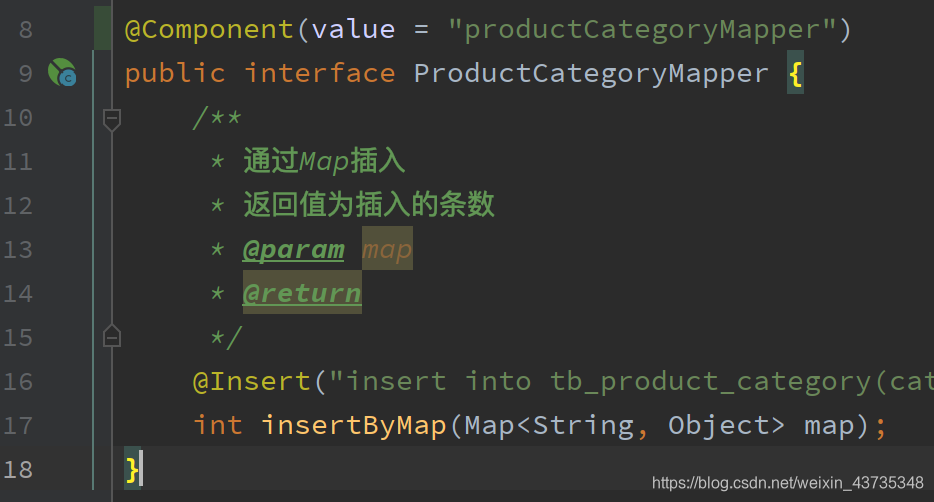 04 在mapper添加一个注解：@Component(value = "xxx") 