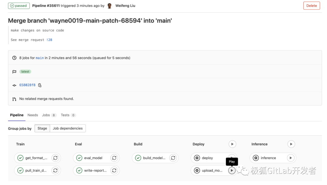 在极狐GitLab 上使用 DVC 实现简单机器学习_dvc 仓库部署-CSDN博客