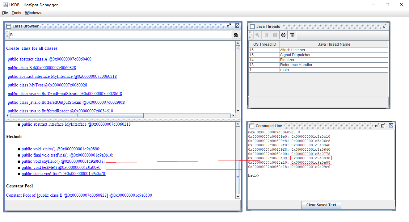 ools -> Class Browser，搜索 B
