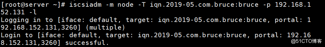 linux中ISCSI(网络共享磁盘)