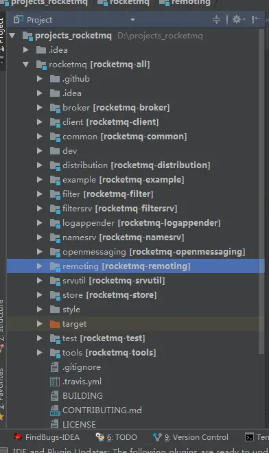 RocketMQ的Remoting源代码目录结构.png RocketMQ的Remoting源代码目录结构.png