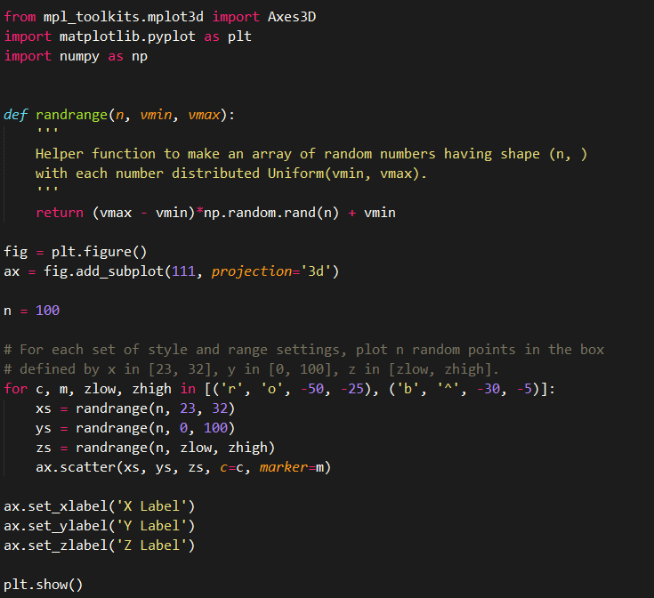 Python如何运用matplotlib库绘制3D图形_python matlop 3d-CSDN博客
