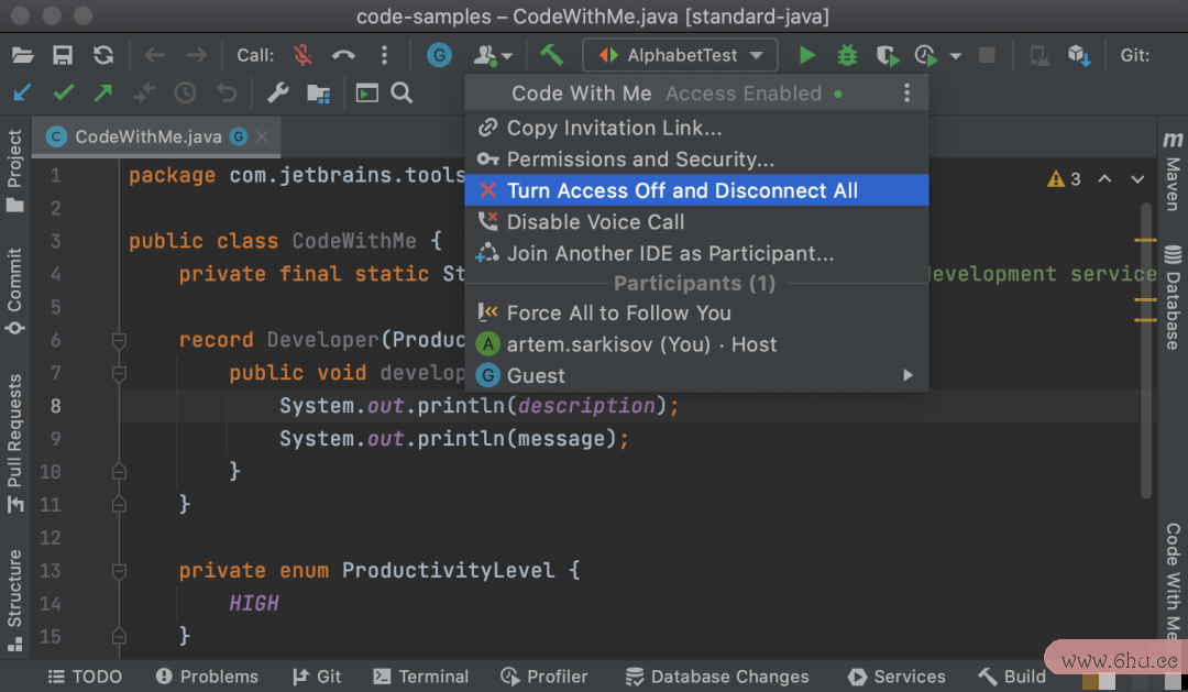 IntelliJ IDEA竟然支撑音视频谈天了 b480b5054da78a8475fccf604a5a0de9.png