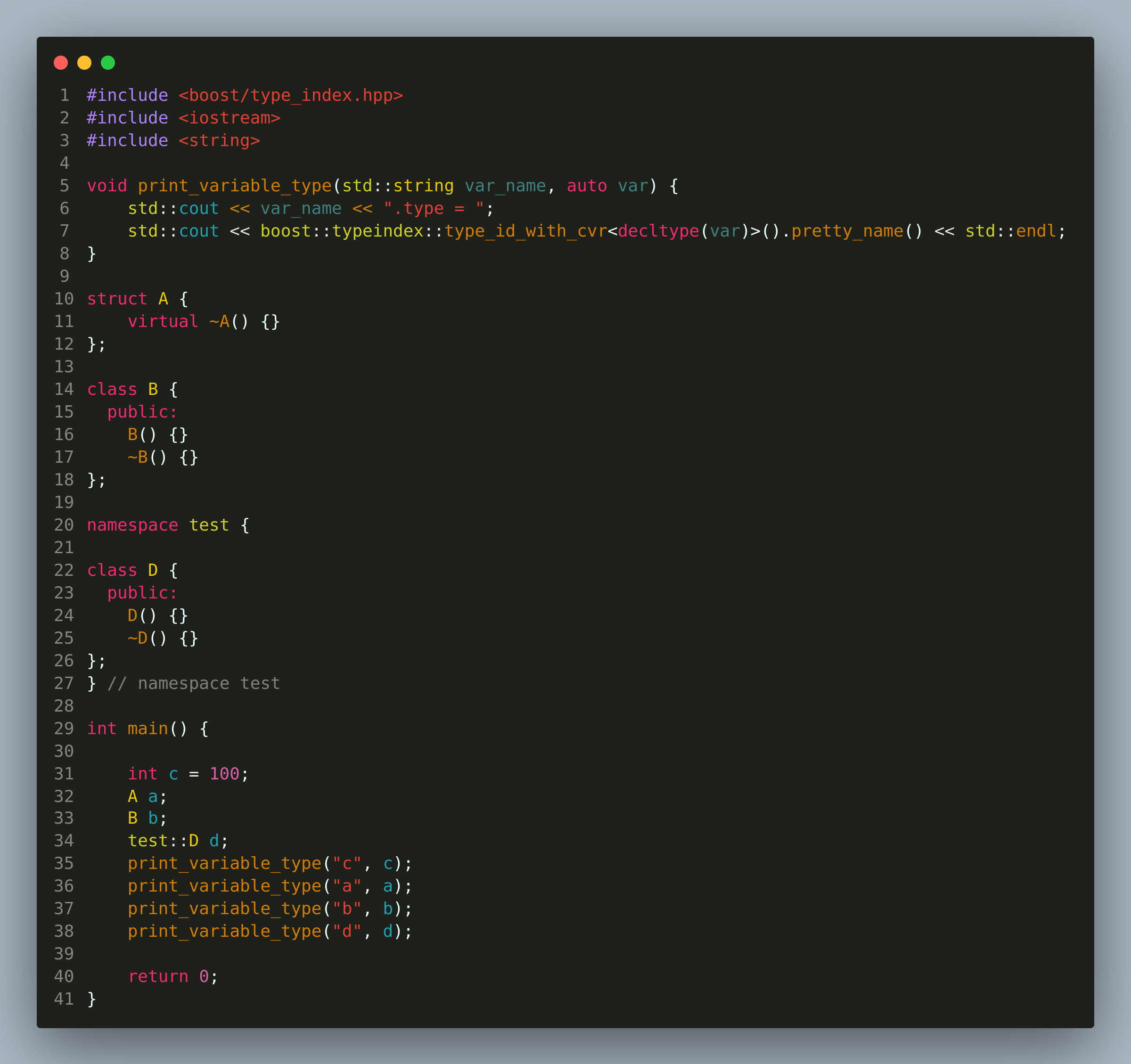 C++笔记之boost库type_index判断变量类型_boostlog type 判断-CSDN博客