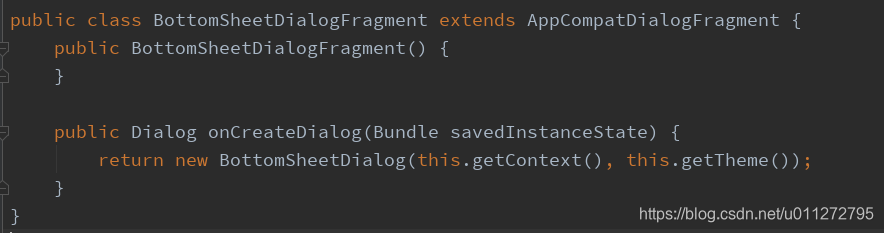 BottomSheetDialogFragment