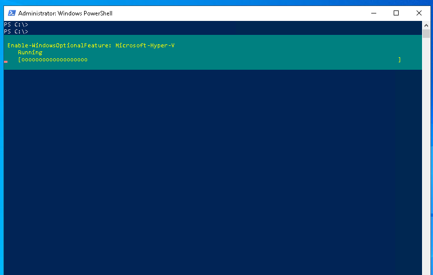 PowerShell Module Installation Running