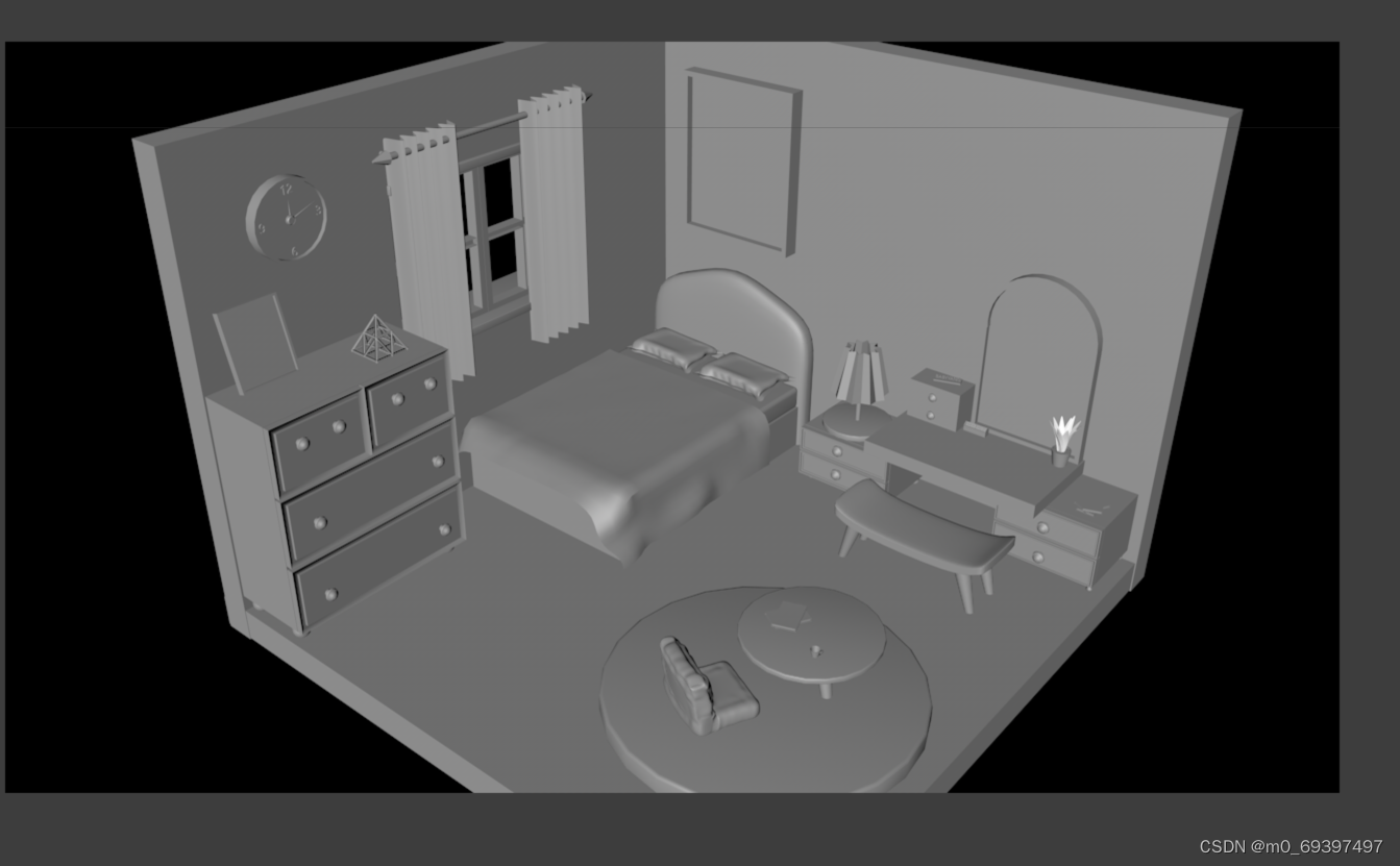 c4d小场景建模 历时两小时_c4d建立模型需要多长时间-CSDN博客