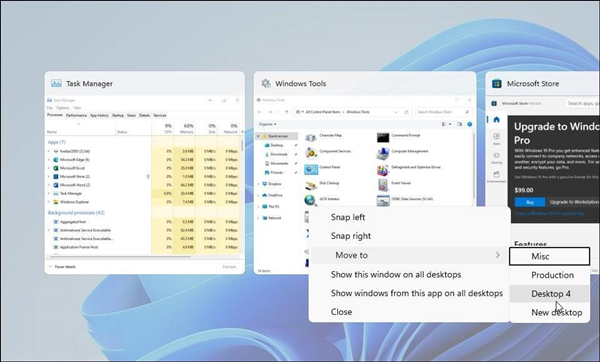 win11虚拟桌面如何使用 Windows11虚拟桌面的使用方法_win11虚拟桌面不能独立-CSDN博客
